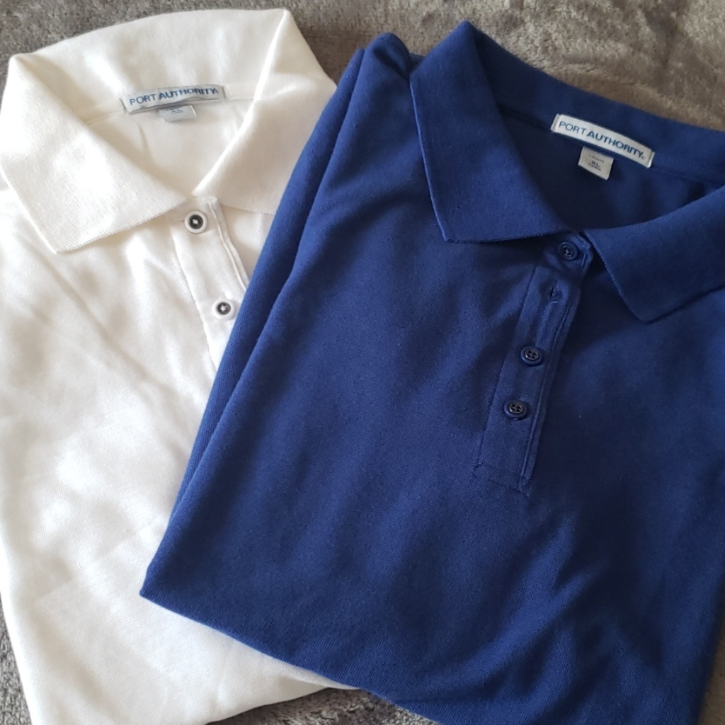 Port Authority Bundle Of 2 Ladys Collared Shirts